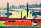 Harlem River - Oscar Bluemner reproduction oil painting