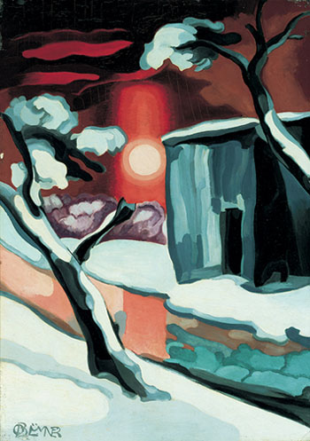 Last Evening of the Year 1929 - Oscar Bluemner reproduction oil painting