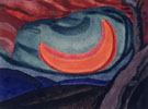 Loving Moon 1927 - Oscar Bluemner