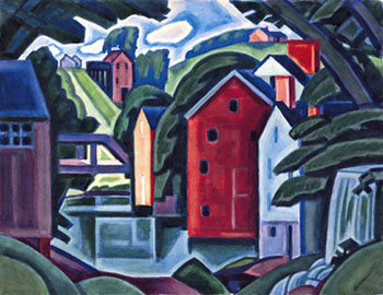 Montville - Oscar Bluemner reproduction oil painting