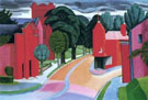 New Jersey Town - Oscar Bluemner reproduction oil painting