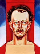 Self Portrait 1933 - Oscar Bluemner reproduction oil painting