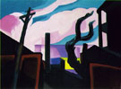 Violet Tones 1934 - Oscar Bluemner reproduction oil painting