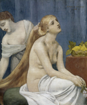 The Toilette - Pierre Puvis de Chavannes reproduction oil painting