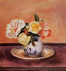Vase of Flowers - Pierre Puvis de Chavannes reproduction oil painting