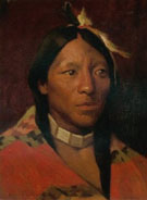 John Concha Taos Pueblo - E Irving Couse reproduction oil painting