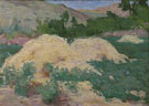 Landscape Heyfields - E Irving Couse reproduction oil painting