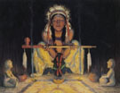 Offering to the Great Spirit - E Irving Couse reproduction oil painting