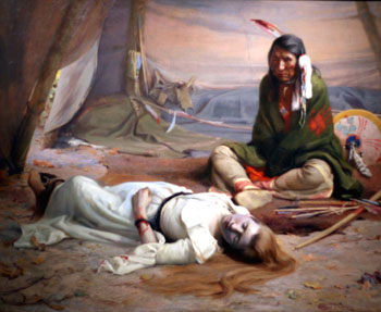 The Captive 1891 - E Irving Couse reproduction oil painting