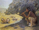 Turkey Serenade - E Irving Couse reproduction oil painting