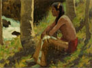 Watching The Stream - E Irving Couse