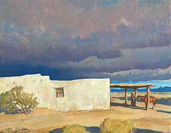 December Sky 1940 - Maynard Dixon reproduction oil painting