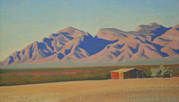 Empty Afternoon - Maynard Dixon reproduction oil painting