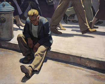 Forgotten Man - Maynard Dixon reproduction oil painting