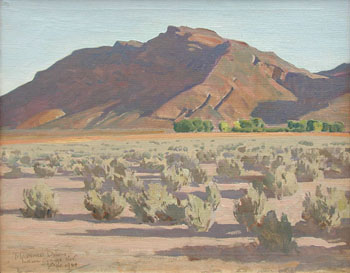 Hills at Indian Springs - Maynard Dixon reproduction oil painting