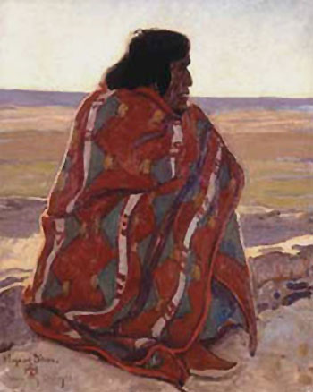 Hopi Man 1923 - Maynard Dixon reproduction oil painting