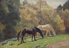 Horses Grazing 1938 - Maynard Dixon