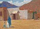 In Old Tucson 1907 - Maynard Dixon reproduction oil painting