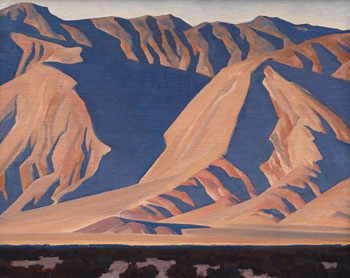 Inyo Mountains - Maynard Dixon reproduction oil painting