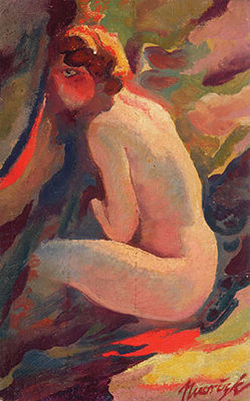 One Eyes Nude - Maynard Dixon reproduction oil painting