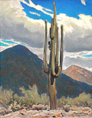 Saguaro - Maynard Dixon reproduction oil painting