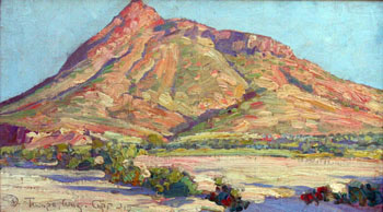 Tempe Butte c1915 - Maynard Dixon reproduction oil painting