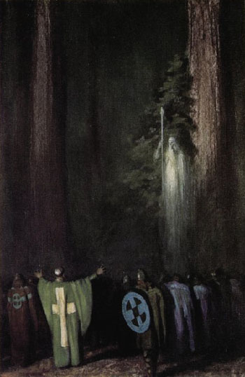 The Apparition of Cuchulainn - Maynard Dixon reproduction oil painting