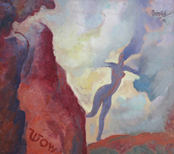 Wow c1921 - Maynard Dixon reproduction oil painting