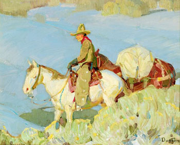 Hunters Return - W Herbert Dunton reproduction oil painting