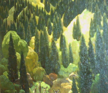 October Aspen - W Herbert Dunton reproduction oil painting