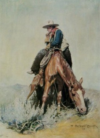 Ralph Phillips 1908 - W Herbert Dunton reproduction oil painting