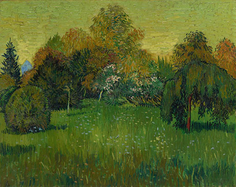 Poet's Garden 1888 - Vincent van Gogh reproduction oil painting