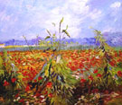 A Field with Poppies - Vincent van Gogh