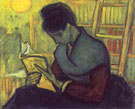 A Novel Reader - Vincent van Gogh reproduction oil painting