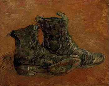 A Pair of Shoes 1 - Vincent van Gogh reproduction oil painting