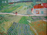 A Road in Auvers After the Rain 1890 - Vincent van Gogh reproduction oil painting