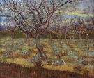 Apricot Trees in Bloom - Vincent van Gogh reproduction oil painting