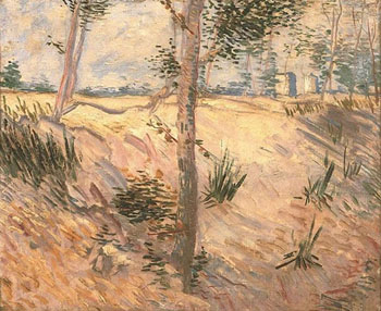 Arbre Dans un Champ 1887 - Vincent van Gogh reproduction oil painting