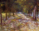 Avenue in the Voyer Dargenson Park at Asnieres - Vincent van Gogh reproduction oil painting