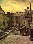 Backyards of Old Houses in Antwerp in the Snow 1885 - Vincent van Gogh