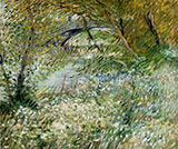 Banks of the Seine with the Pont de Clichy in the Spring - Vincent van Gogh