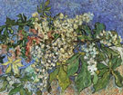 Blossoming Chestnut Branches - Vincent van Gogh reproduction oil painting