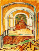 Corridor Asylum - Vincent van Gogh