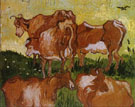 Cows - Vincent van Gogh