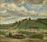 Montmartre the Quarry and Wind - Vincent van Gogh