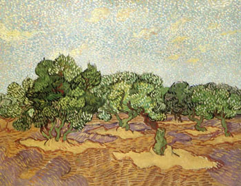 Olive Grove II - Vincent van Gogh reproduction oil painting