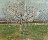 Orchard in Blossom - Vincent van Gogh reproduction oil painting