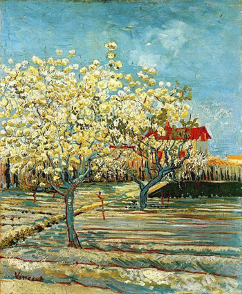 Orchard in Blossom B - Vincent van Gogh reproduction oil painting