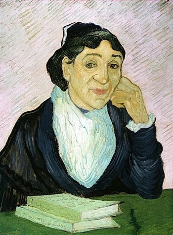 Portrait of Madame Ginoux February 1890 - Vincent van Gogh reproduction oil painting