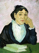 Portrait of Madame Ginoux February 1890 - Vincent van Gogh reproduction oil painting